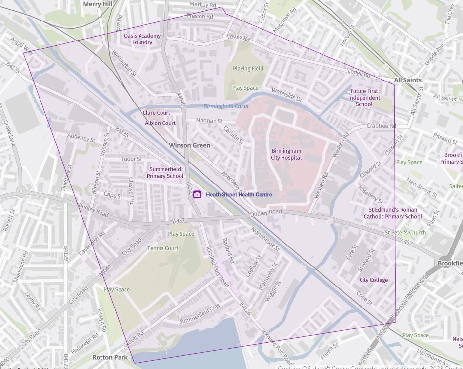 Swbh Map Contact Us – Heath Street Health Centre